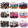 23 Style 3pcs / set Girls Ponytail Holder Hair Scrunchies Velvet Elastic Hair Bands Scrunchy Leopard Hårband Ropes Scrunchie för tjejer