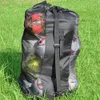 Sac de basket-ball sac de rangement de balle sport maille cordon de serrage extérieur Extra Large filet de transport de Football sac à bandoulière de Football balles 01085568803