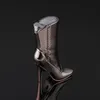 Bellissimi stivali da donna a gas gonfiabile più leggero Strano nuovo creativo Scarpe a tacco alto Flame Lighters Regalo per fumo femminile