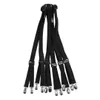 Bed Sheet Long Straps Clips Fixed in 6 directions Adjustable Mattress Cover Grippers Elastic Fastener Anti-slip Belt Suspenders