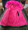 Детские зимние переходы для девочек и курток детские изделия из искусственного меха Съемный сгущающий пальто для мальчика