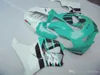 Hoge kwaliteit Verklei voor Honda CBR900RR CBR919 1998 1999 Groene witte zwarte kuipet CBR919RR 98 99 QH47