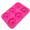 6-Cavity Silicone Donut Baking Pan Non-Stick Mold kitchen cake shop bakeware Tools Baking Nonstick and Heat Resistant Reusable LX1547