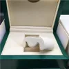 Originale, korrekt passende Papiere, Sicherheitskarte, Geschenktüte, Oberseite, grünes Holz, Uhrenbox für Rolex-Boxen, Broschüren, Uhren, kostenloser Druck, individuelle Karte