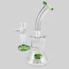 6.5 pulgadas Hookah Bongs Plataformas petroleras con tazones de vidrio gratis Tubos de agua de vaso embriagador femenino de 14 mm