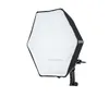 Freeshipping fotografische Softbox 50 cm mit L-förmigem Adapterring faltbar für Canon EOS Nikon Kamera-Blitzgerät