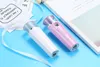 DHL free Portable Mini Face Spray Bottle Nano Mister Facial Hair Steamer USB Rechargeable Power Bank Sprayer 2 in 1 Travel Tool