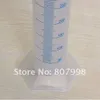 20st/parti, 500 ml transparent plastutbildad mätcylinder för laboratorietest +/- 5ml