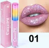 CMAADU Glitter Flip Lip Gloss Velvet Matte Lip Tint 6 Kleuren Waterdicht Langdurige diamantflits Shimmer Liquid Lipstick