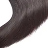 브라질 인간의 머리카락 확장 3 번들 실키 스트레이트 95-105 그램/조각 스트레이트 버진 헤어 3 개/몫 자연 색상 8-30inch
