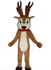 2019 Factory hot red nose reindeer mascot costume for adult