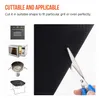 20 / 50Pcs Barbecue Griller Liner Barbecue Grill Tapis portable anti-adhésif et réutilisable Faire Griller facile 33 * 40cm 0.2MM Noir Four Plaque de cuisson Tapis