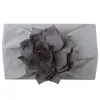 Mode nouvelle fleur filles princesse chapeaux Nylon élastique bandeaux large Nylon bandes de cheveux Turban cheveux accessoires