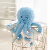 Cute octopus plush toy realistic octopus doll cartoon sea creature plush toy girl room bed decoration toy aquarium gift6992190