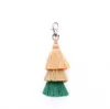 Cute Personality Bohemian keychain Accessories Female Fashion Suspension Bag Hanging Key Links 6 colors free shipping