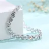 Fashion Brands Designer Round Cut CZ Stone Bracelet for Women Cssical Tennis Bracelet & Bangle Jewelery Gift3959607