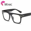 Marc Kare Gözlük Çerçeve Erkekler Boy Retro Optik Gözlük Eğilim Kadın Gözlük Çerçeve Temizle óculos 95167