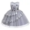 Barnklänningar för flickor Bröllopsklänning Barn Evening Party Dress paljetter Flower Girls Elegant Princess Dress Gift8817121