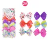 Jojo kokardka klipsowe akcesoria do włosów dla dziewcząt Dzieci Jojo Siwa Rainbow Hairpins Baby Love Heart Wstążka Boutique Headwear HC144