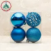 Decoração de festa Navidad 8cm Polystireno Christmas Ball Orninents for Tree Decorations1