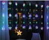3 M LED floco de neve luz de cortina levou lanterna decorativa sala de fundo do dia de Natal luzes