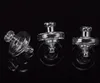 25mm XL Quartz Banger Nails 10mm 14mm 18mm met UFO Carb Cap 4mm dikke bodem vlakke top kernreactor Banger voor glazen bong