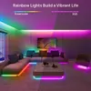 Strisce 5050 LED RGB Musica per abiti a strisce magiche Luci che cambiano colore luce bluetooth intelligente