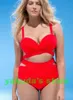 Top 2019 Gir Sports Women Plus Big High Paisted Fat Stripe Print One Piece Bikini Swimwear Triangle Sexy Rabat Elastyczny Stylowy Swim Wear