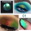 CmaaDu Polarized Glitter Eyeshadow Metallic Shimmer Farbe ändern Lidschatten Chamäleon Lidschatten Einzige Farbe