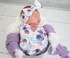 Baby Kids Bowd Bow for Girl Nylon Blanket Swadle