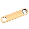 فكرة جديدة مخصصة Bar Wood Blade Beer Bottle Opener Vintage Wooden Handle Handle Bartender Bottle Lx5232