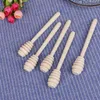 Fast Shipping Wooden Honey Dipper Wood Honey Stick for Honeys Jar Collect Dispense Honey Tool W9141