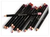 12 färger Märke läpppennor Matte Lipliner Pencil Vattentät Makeup Lips 2018 Matt Läppstift Läppfodral Smidig Naken DHL 600pCs / Lot