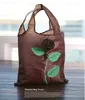 Hot Eco Storage Handbag Rose Flowers shape Foldable Shopping Bags Reusable Folding Grocery Nylon Large Bag DLH091