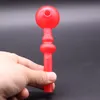 El más nuevo diseño Color Decoloración Tubo de cuchara de vidrio 5 pulgadas de longitud alrededor Tubo de mano para fumar Para tabaco Bongs Dab Rigs