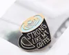 Broche café émail broche forte comme mon café émail broche, café amateur broche broches sac épinglette vêtements badge bijoux cadeau SHU16