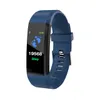 ID115 Plus Kleurenscherm Smart Armband Fitness Tracker Smartband Hart Tarief Bloeddruk Monitor Smart Polsband