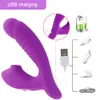 Dildo vibrator Sucking Vibrators G spot Clit Stimulation Vibration Tongue Oral Nipple Sucker Adult Sex toys for women Y200410