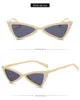 Factory Price Sexy Cat Eye Sunglasses Triangle Leopard Frame Various Colors Optional Plastic Glasses women sunglass for sunglases 10PCS