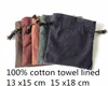 large cotton drawstring bags