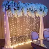 Décoration de mariage lumières led rideau chaîne fée lampe 300 ampoule noël mariage maison jardin fête décoration lampes