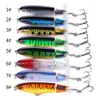 Newup 8pcs Léry de pêche au tracteur à l'hélice 13 5G 10cm Appâts durs crayon d'eau flottante