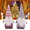 Décorations de Noël Poupées du Père Noël Figurine debout Arbre de Noël Ornements de forêt Cadeaux pour enfants Jouets Décorations pour la maison1