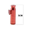 5CM coloured aluminium alloy portable bullet threaded pipe