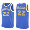 2019 NOUVEAU film d'amour 22 MCCall NCAA Gold Fresh Prince 14 Will Smith 25 Carlton Banks Basketball Jersey Vert