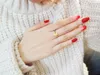 Mode-2020 Luxus Designer Luxus gelber Diamantring einzelner Edelstein Ring Paar Ehering Modeaccessoire mit Geschenk270m