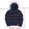 7 Stili Donna Pom Pom Berretti rimovibile Ragazza Inverno Cappelli lavorati a maglia Cappello con pompon staccabile all'aperto Berretto in maglia M4024