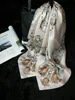 girls womens 90cm SQUARE 100% Real SILK SCARF Silk Satin Neckerchiefs factory sale MIXED 10 pcs/lot #4123