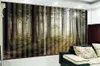 3d Curtain Window Promotion lush virgin forest landscape HD Digital Printing Interior Decoration Practical Blackout Curtains3110