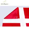 No.5 96cm * 64cm taille Drapeau européen du Danemark Top Rings Polyester drapeau Bannière décoration volant maison jardin drapeau Cadeaux de fête